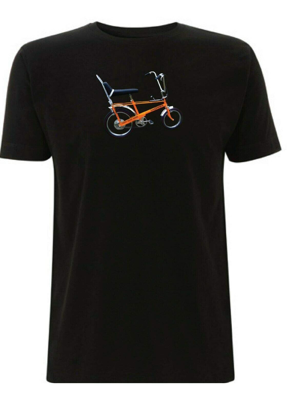 Time 4 Tee Men's Black Raleigh Chopper Inspired Mk1 T Shirt Cycling 1970S Vintage Bike Bmx Classic Ride Retro Bicycle Collectable 70'S Gift (Xxx Large, )