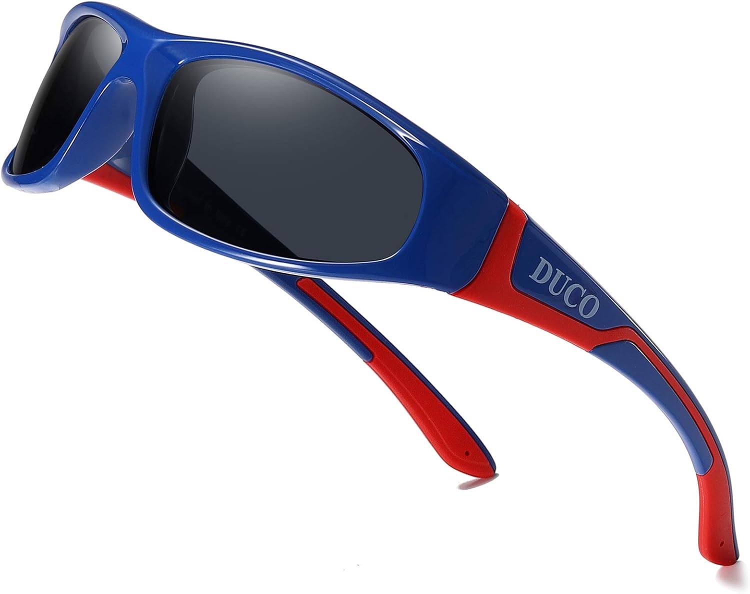 DUCO Sports Polarized Kids Sunglasses Boys Girls Unbreakable Youth Baseball Shades UV400 Protection Age 6-10 K001