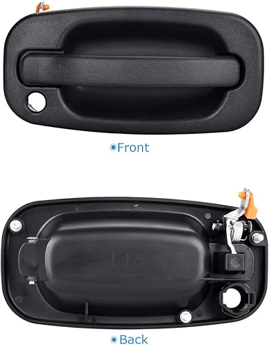 Miniatura 2 de FAERSI Manija de puerta exterior exterior Lado del pasajero delantero para 99 00 01 202 03 04 05 06 07 Silverado Tahoe Suburban Avalanche GMC Sierra