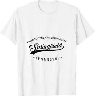 Springfield Tennessee TN State Motto for Men and Women T-Shirt