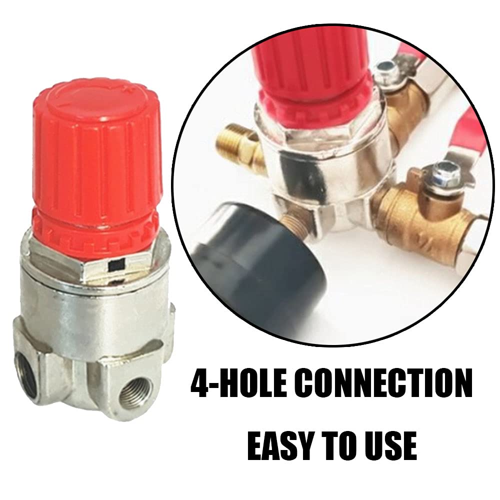Régulateur de pression de compresseur d'air - Interrupteur de contrôle de pression - Régulateur de valve d'expansion pneumatique pour la maison, l'industrie et l'extérieur