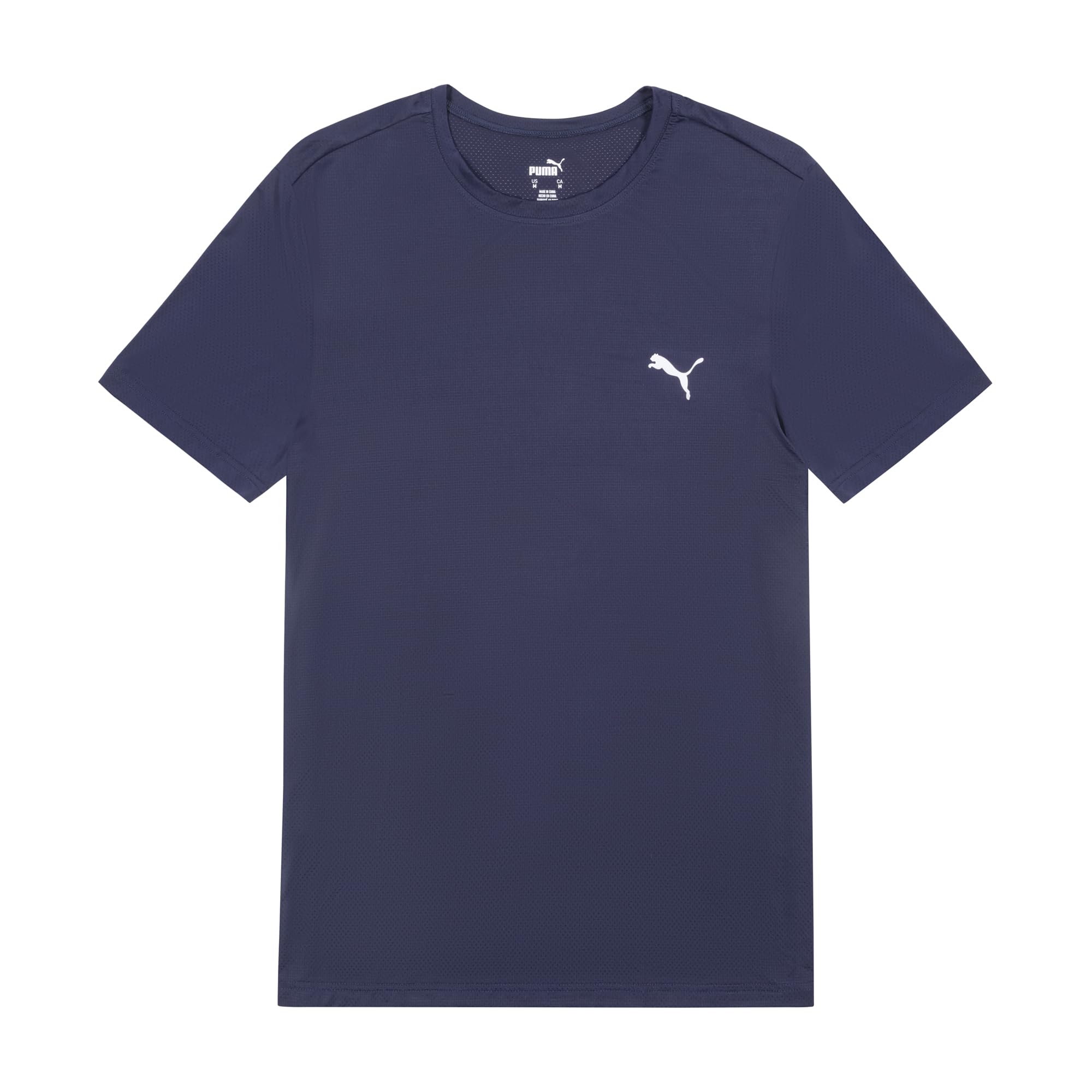 PUMA Męska koszulka 360 Cool Mesh Crew Neck, granatowy, S
