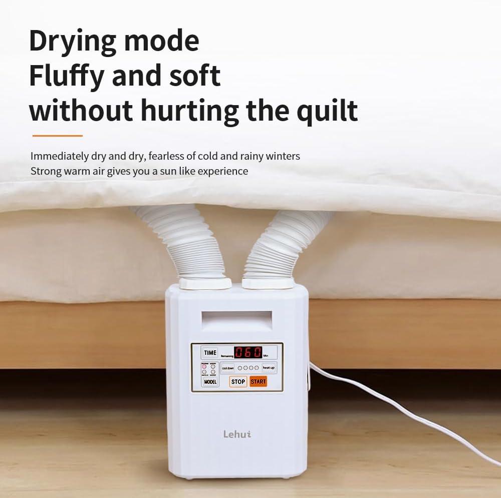 Portable blanket warmer, comfortable warm air on the bed, sweat drying, suitable for climate change, suitable for all seasons, can dry shoes, clothes，blanket warmer，bed warmers，bed warmer, blankets
