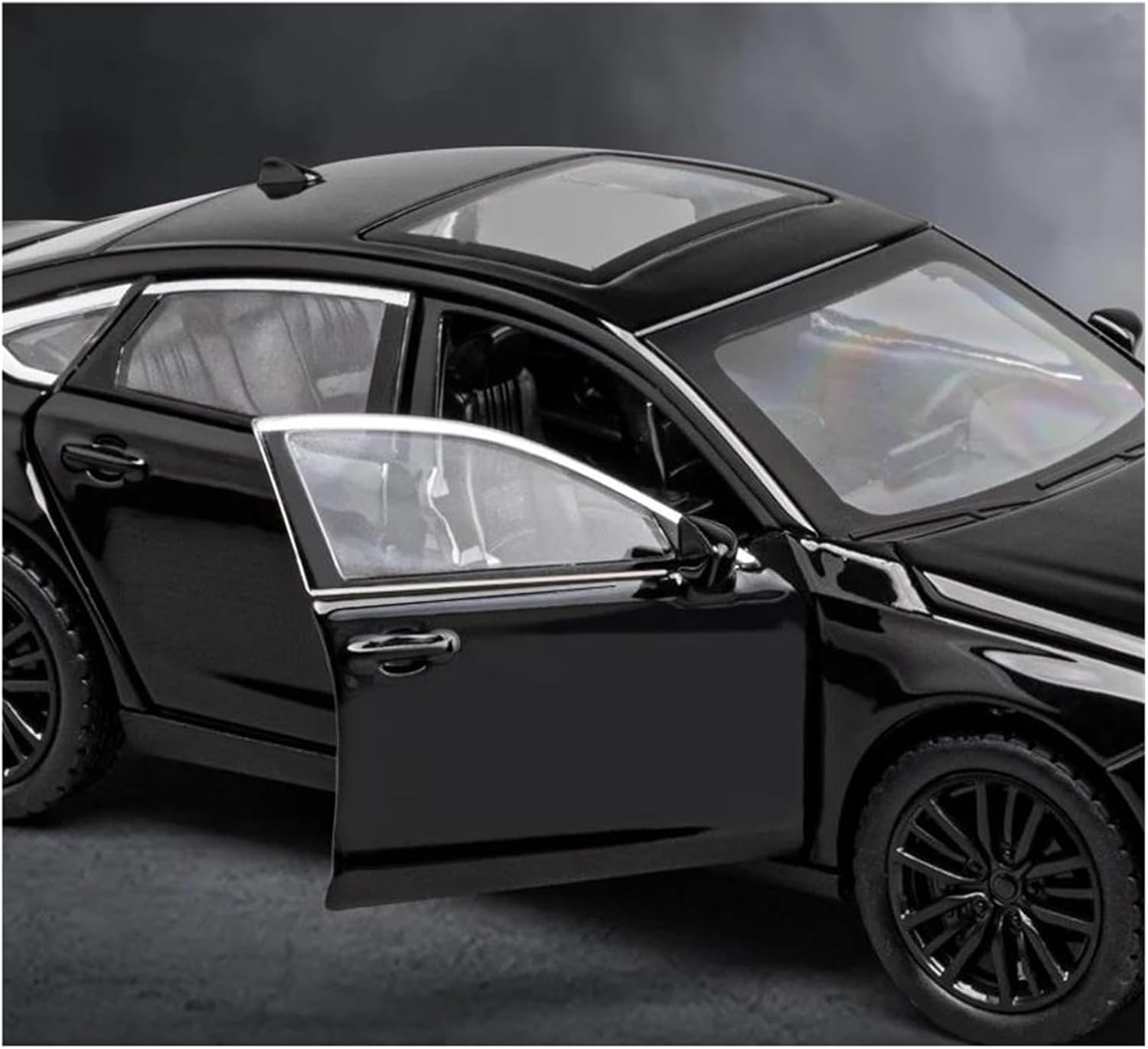 Scale car Model 1:32 for Accord Alloy Car Model Diecast Metal Vehicles ModelHighly Restored Real Car Put in Display Cabinet Suitable for Display(Black)