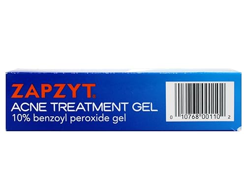 Miniatura 10 de Zapzyt Gel de tratamiento de acné con peróxido de benzoilo al 10% de máxima resistencia, 1 onza (paquete de 3)