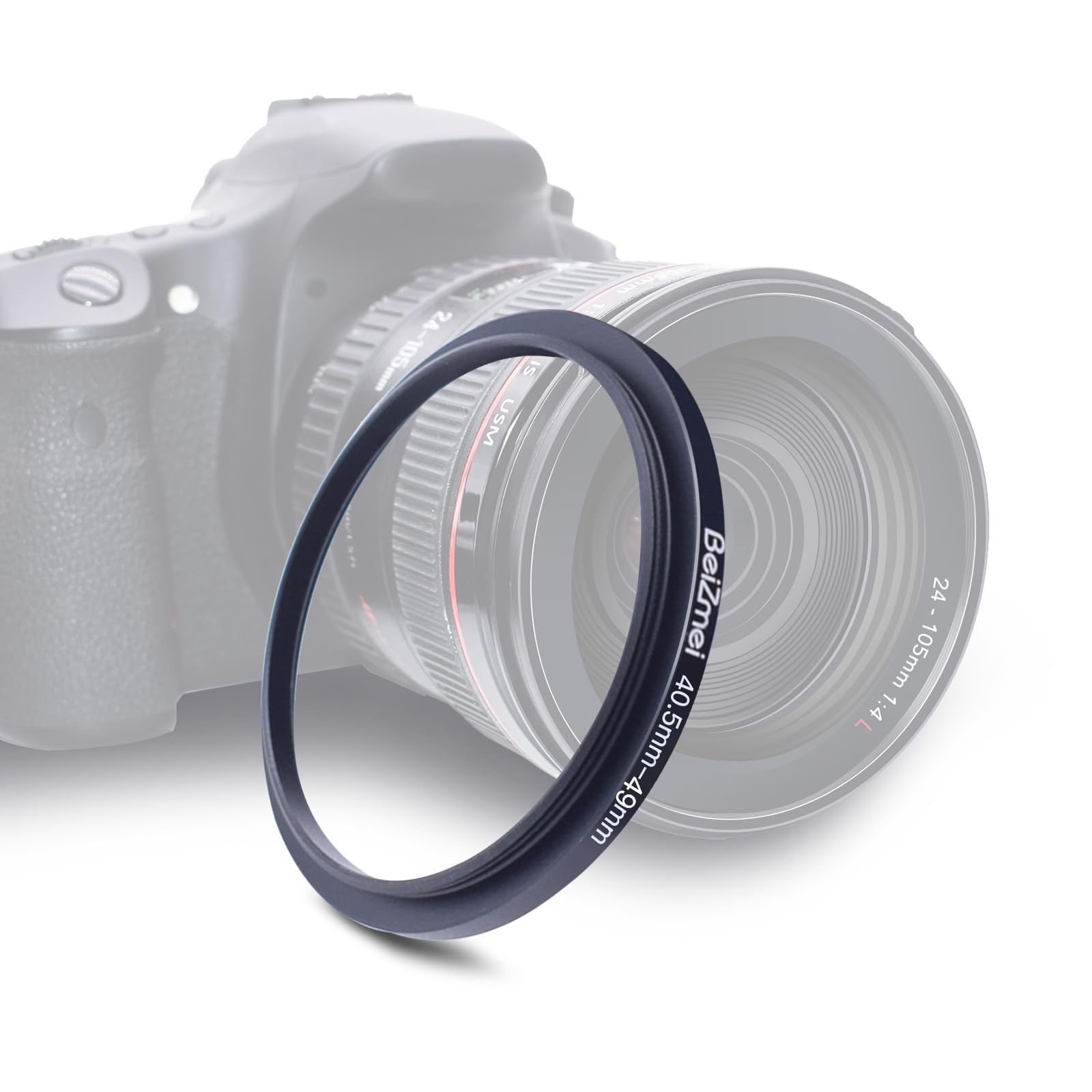 Filtre adaptateur 40,5 mm à 49 mm pour objectif photo UV ND CPL
