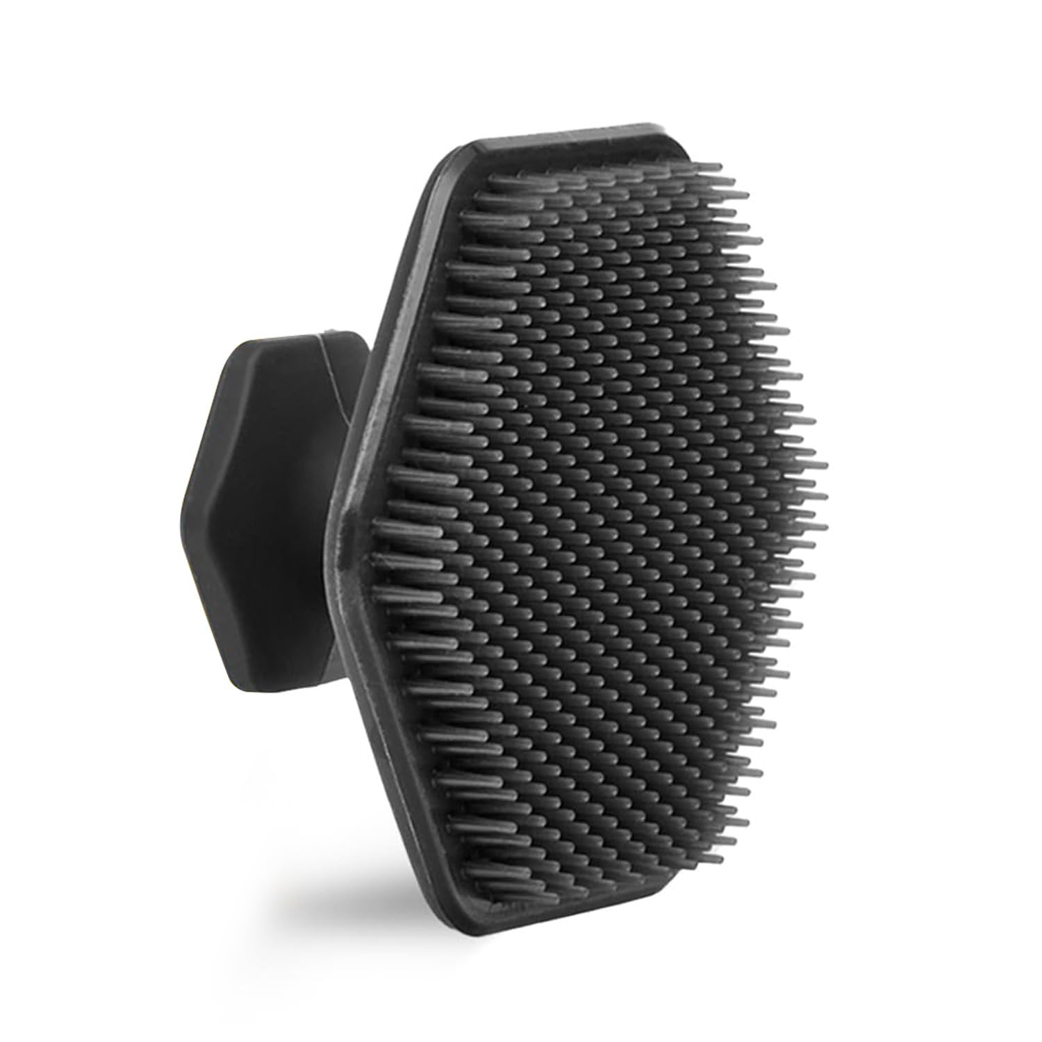 Aroura Premium Beard Brush for Men – Silicone Beard Scrubber, Deep Clean & Exfoliator, Enhances Beard Shampoo & Oil, Eco-Friendly, Reusable.(Black)