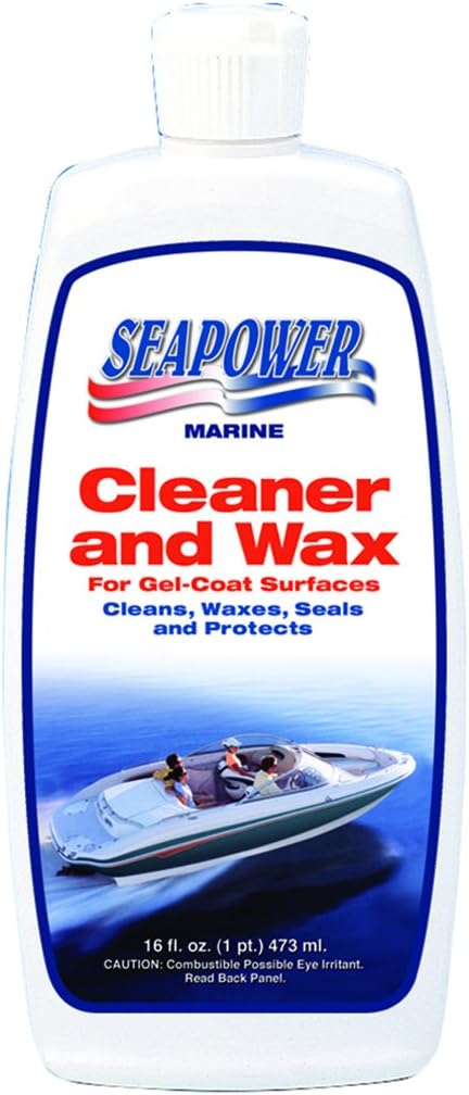 Cera y Limpiador Marino Seapower 16oz con Carnauba y Silicona miniatura 1