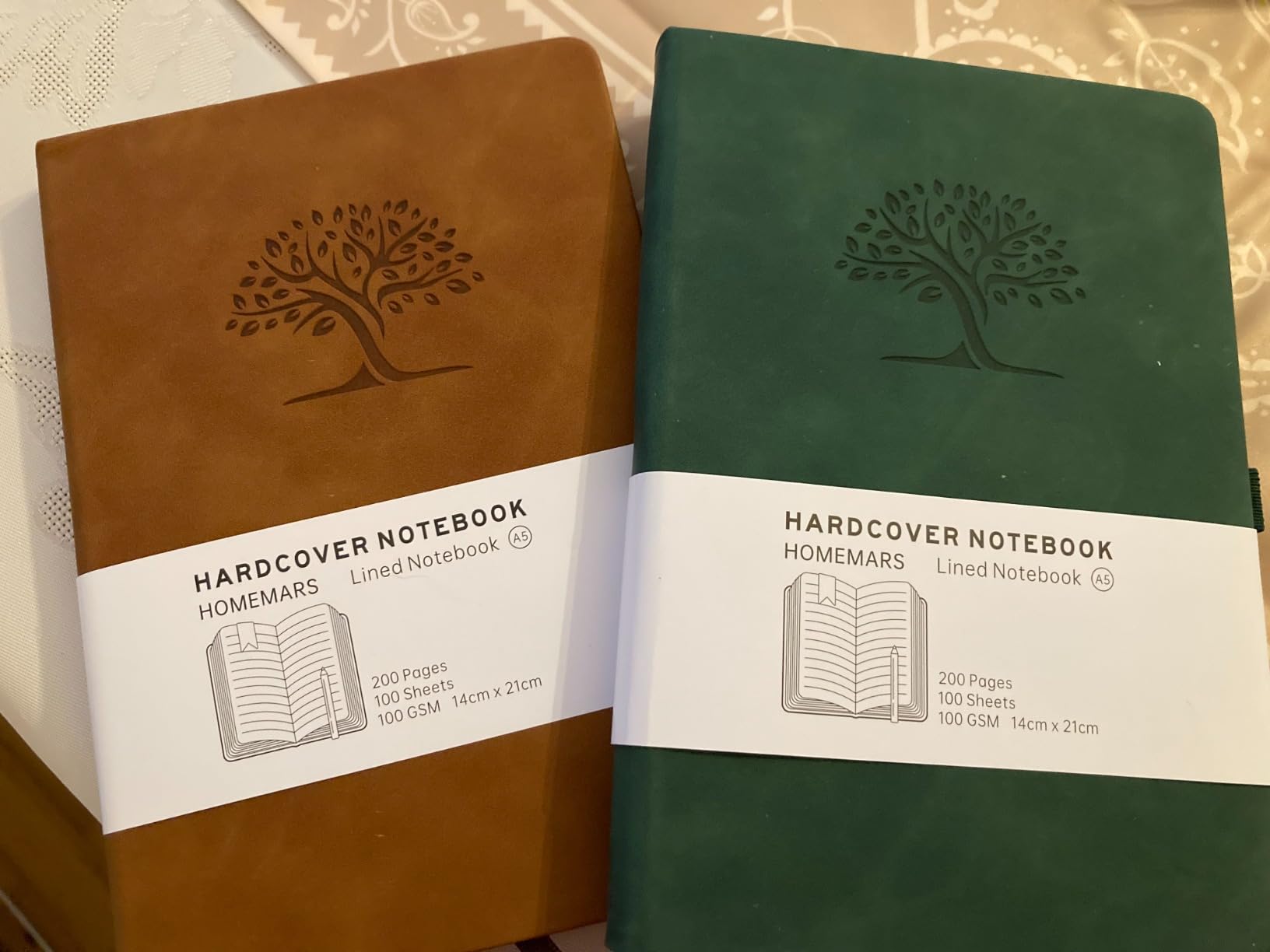 Idena - Notizbuch A5 mit Lesezeichen und Innentasche, liniert, FSC-Mix Idena - Notizbuch A5 mit Lesezeichen und Innentasche, liniert, FSC-Mix