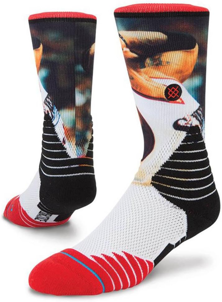 Stance NBA Allen Iverson Practice Crew Socks Size 9-12