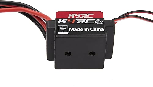 Miniatura 3 de 60A ESC RC Car Brushed ESC Controlador de velocidad eléctrico 6V2A compatible con Traxxas TRX-4 TRX-6 D90 HSP Tamiya Redcat Axial SCX10 HPI 110 RC