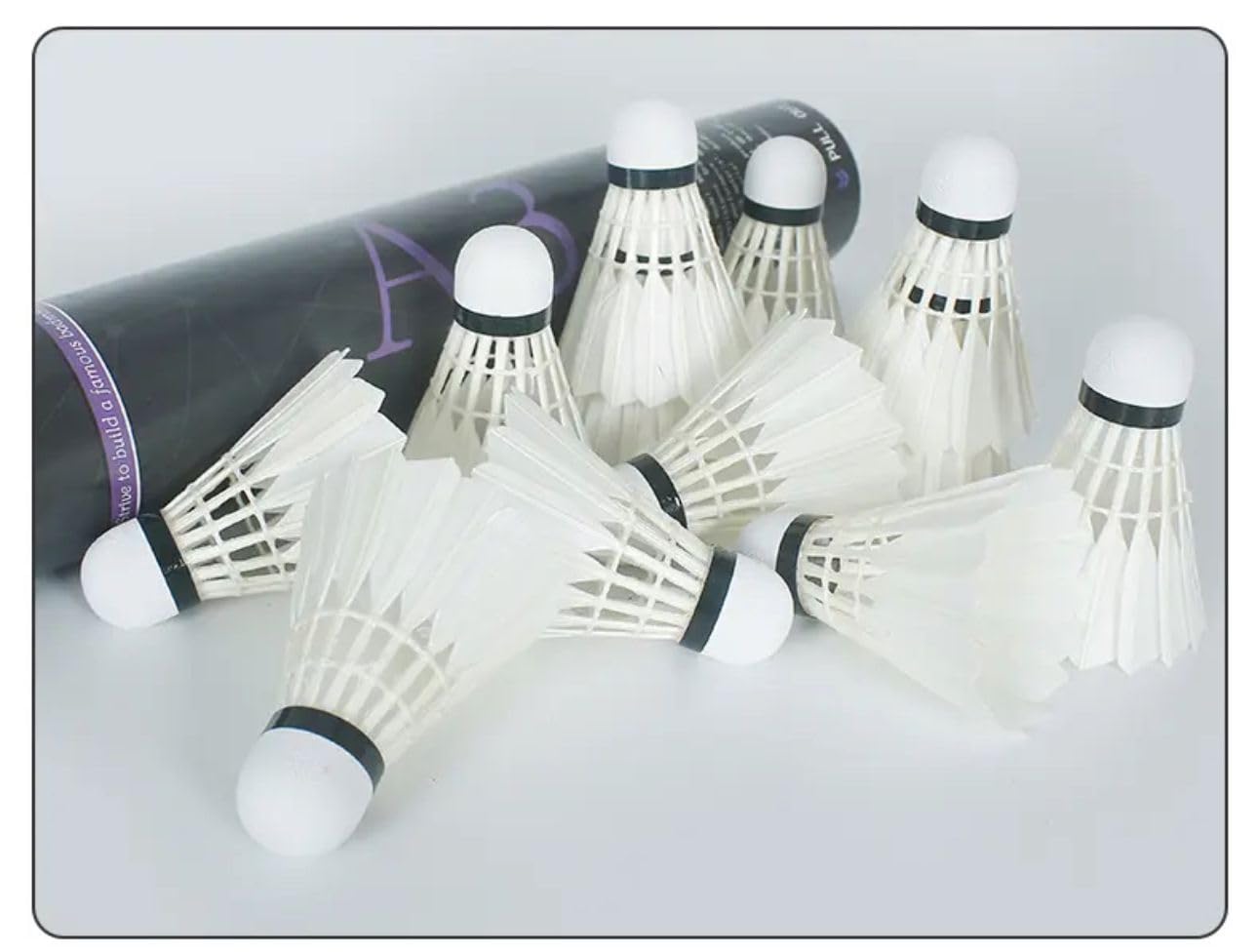 A3 Goose Feather Badminton Shuttlecocks (12-Pack) – High-Speed, Durable, and Top-Quality