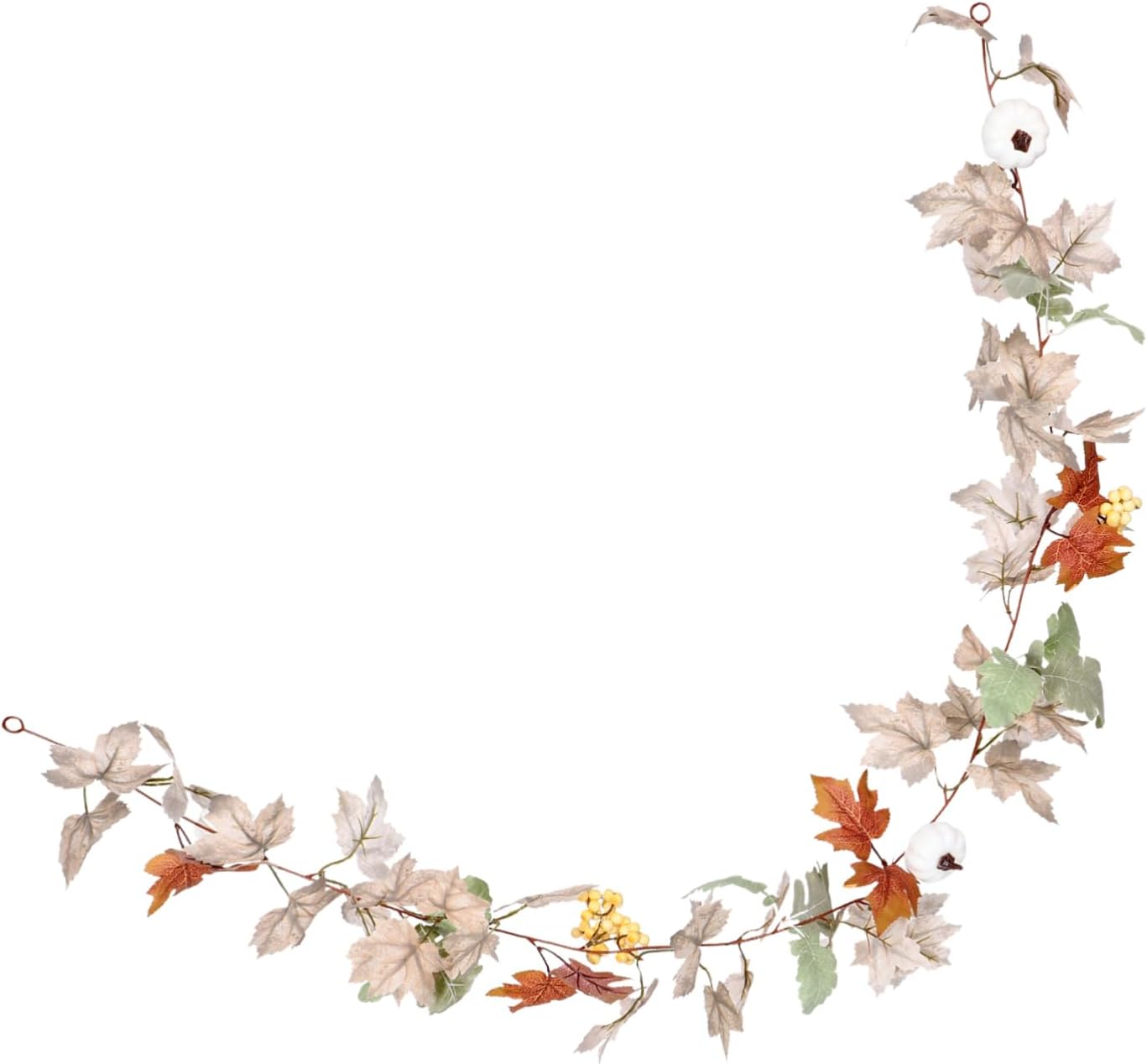 MAGICLULU Artificial Vine Swag for Front Door Effortless Harvest Festival Decoration Versatile Thanksgiving Day Decor for Indoor Outdoor Use