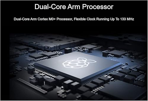 Vista 4 de RP2040-LCD-0.96-M Mini Board MCU de alto rendimiento similar a Pico-Like con cabecera pre-soldada basada en el microcontrolador Raspberry Pi RP2040