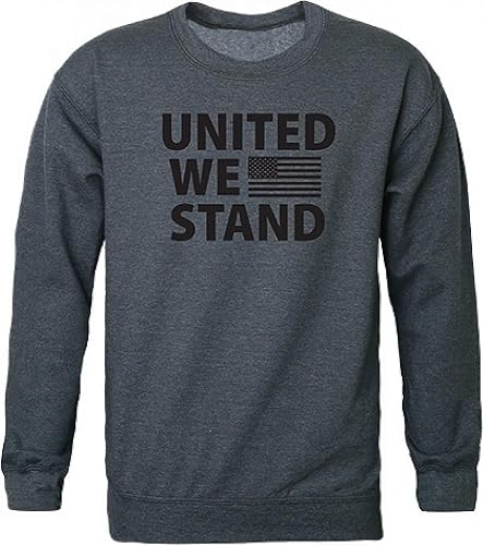 Rapid Dominance Graphic Crewneck Sweatshirt, H.Charcoal, Large