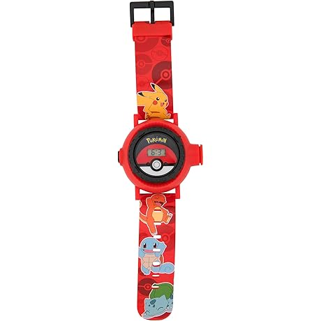 Pokemon Kids Digital Watch with Silicone Band