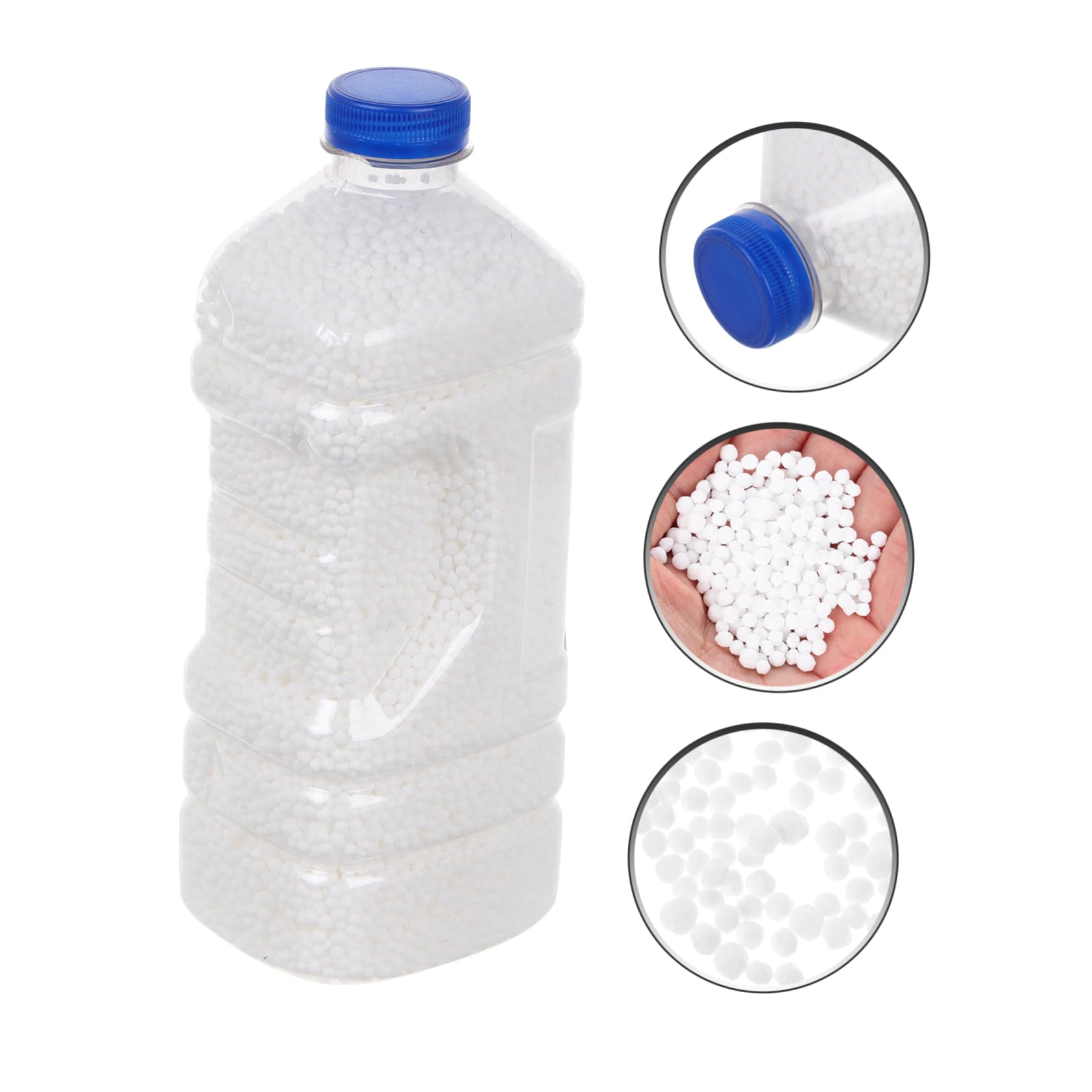 OUNONA 2 Pezzi Particelle di deumidificazione assorbitore d'acqua ricarica degli assorbitori di umidità rimozione dell'umidità per la casa assorbitore di odori per la casa plastica bianca