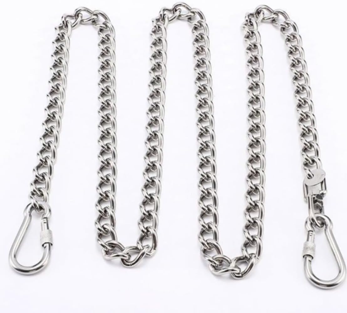 Ambety 鎖 犬 リード ペット用品 犬 大型犬用中型の快適なパッド入りハンドルと首輪 犬中型犬犬長いチェーンを備えた頑丈なチェ Amazon |  鎖 犬 リード ペット用品 犬 大型犬用中型犬用の快適なパッド入りハンドルと首輪 犬用犬リード中型犬犬リード長いチェーンリードを ... 大型犬用中型犬用の快適なパッド入りハンドルと首輪犬用チェーンリードを備えた頑丈な犬用リードチェーンチュープルーフメタル犬用チェーンリ