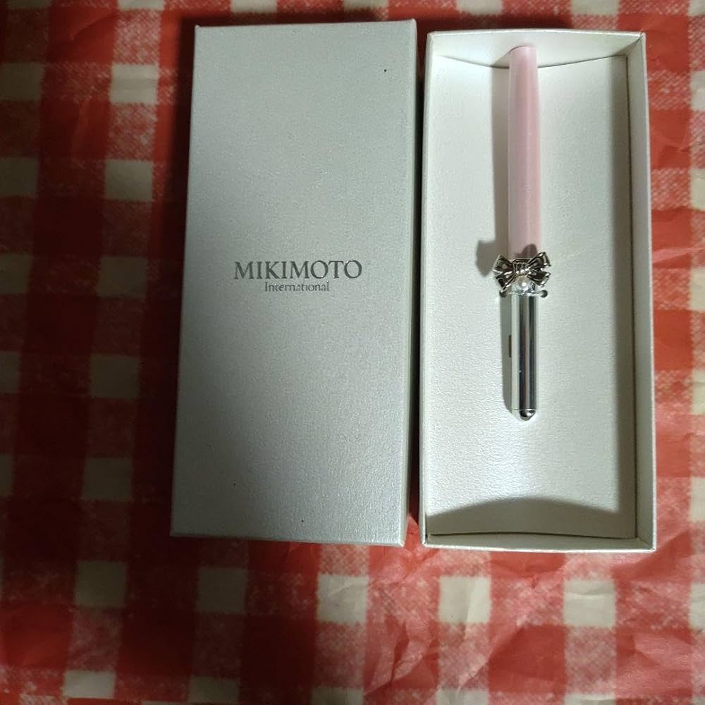 ももティン　0508 MIKIMOTO Mikimoto pearl and ribbon cute lip brush : Amazon