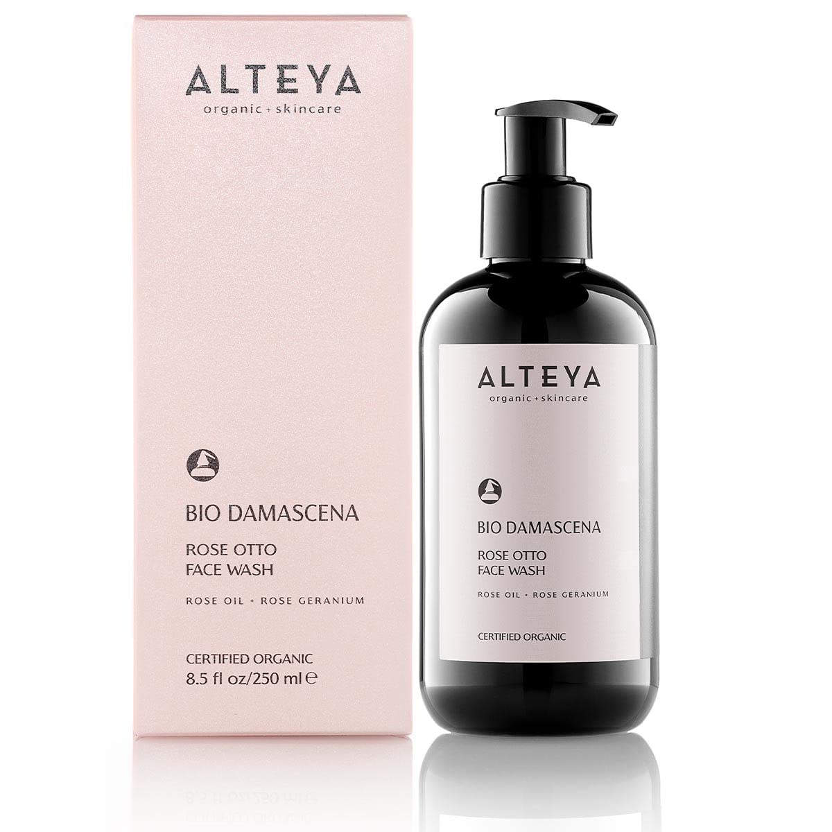 Alteya Organics Face Wash USDA Certified Organic Skin Care 8.5 Fl Oz/250 mL Bio Damascena Award-Winning Face Cleanser With Organic Bulgarian Rose Oil Purifying, Soothing and Beautifying - Image 2