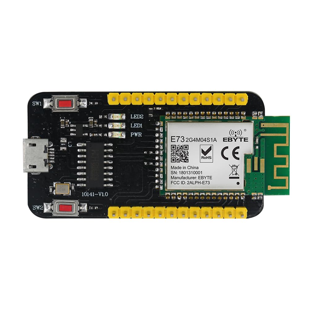 Test Board nRF52810 Bluetooth 5.0 Module 2.4GHz 2.4G 4dBm 110m SoC Transmitter Receiver Module E73-TBA