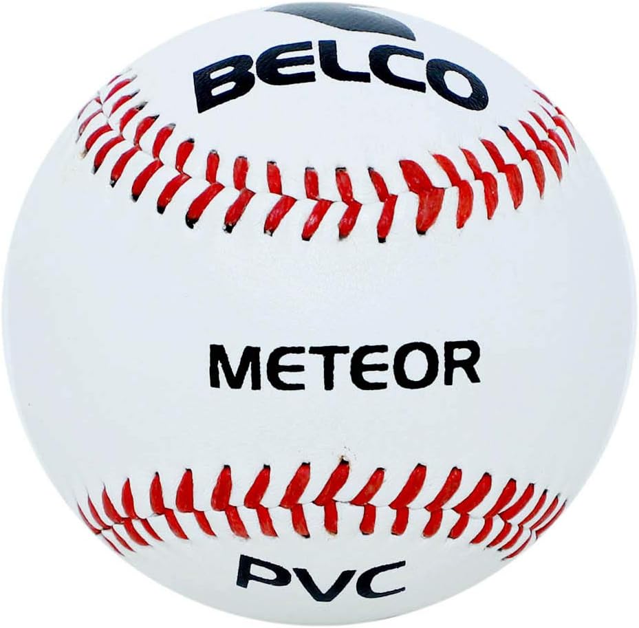 Belco Baseball, PVC Meteor Competition Grade Baseball Ball Official Size (PVC)