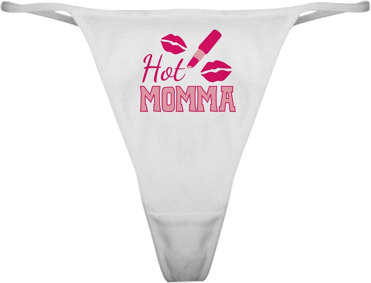 CafePress Hot MOMMA Classic Thong Underwear, Womens Panties