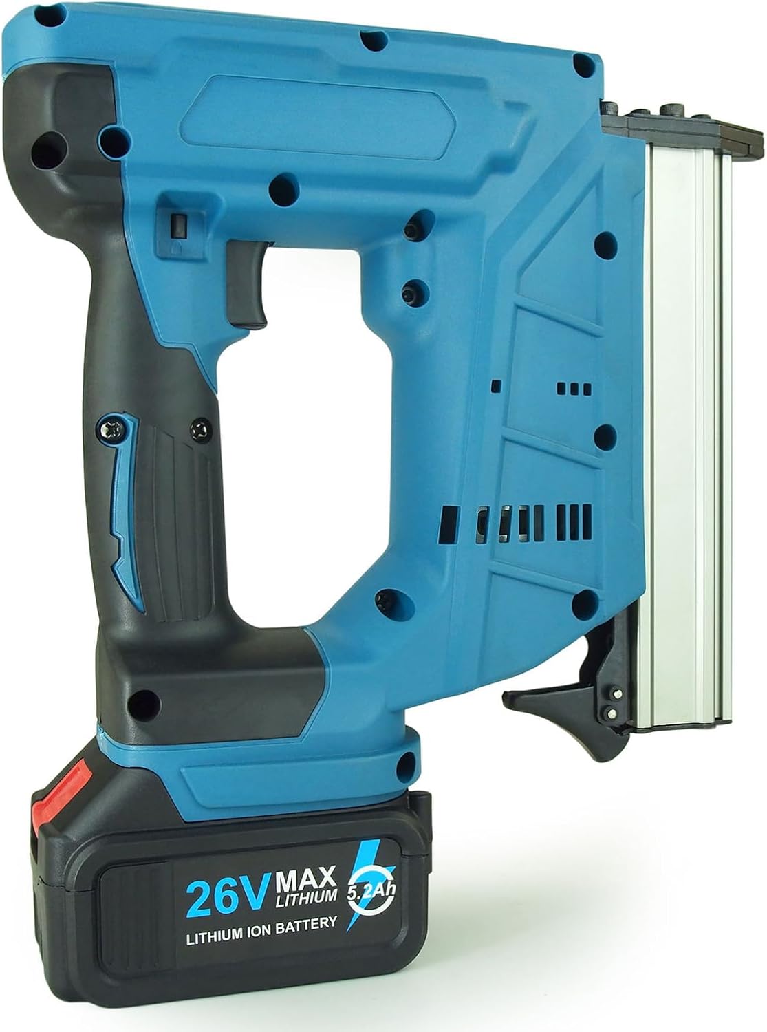 Cordless Nail Gun, Electric Stapler with 5.2Ah Lithium Battery, Number of Staples: 100, Speed: 120 Nails/min, Nail Specifications: F10~30, for Upholstery