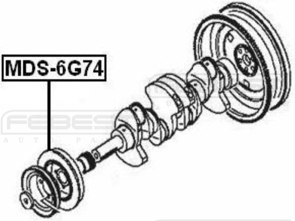 Amazon.com: Md311472 - Crankshaft Pulley Engine 6G74 For  