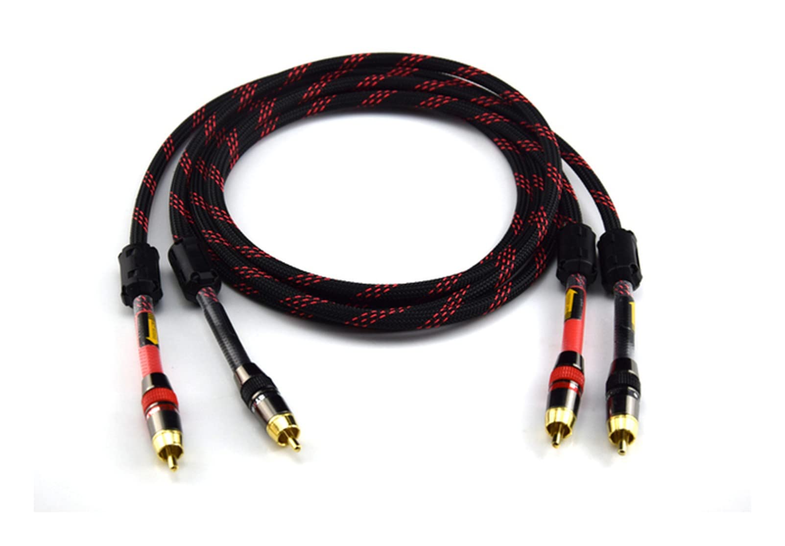 Cavo Audio Jack HiFi. 4N OFC 2RCA. Cavo Hi-End Maschio a Maschio Dvd Amplificatore del Giocatore Interconnection Audio RCA. Cavo Cavo Optical Digital Audio Jack(0.75m)