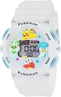 [㈱サン・フレイム] J-AXIS 腕時計 ポケットモンスターデジタルウォッチ ELバックライト カレンダー機能 ストップウォッチ機能 時報機能 アラーム機能 CP3A0002-CL ユニセックス子供 クリア