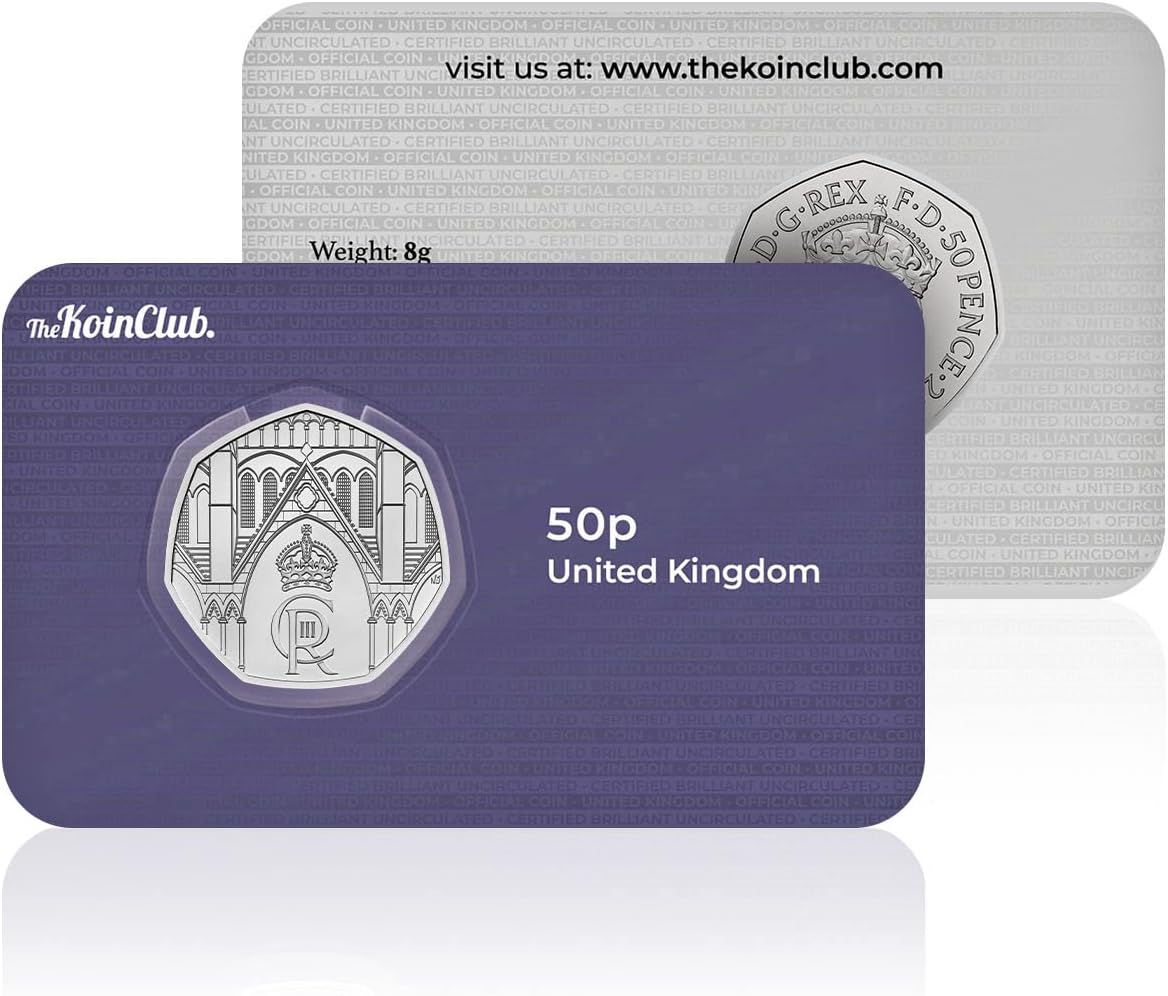 Royal Mint The Coronation of His Majesty King Charles III 50p Coin BU UK 2023