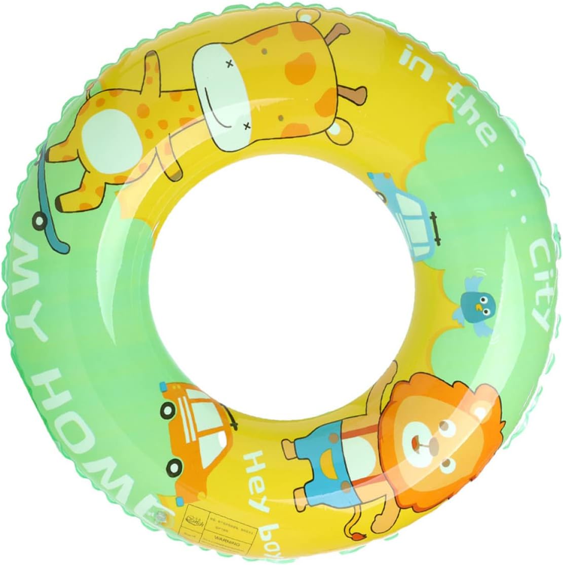Amosfun 5 Pack Inflatable Swim Ring Swim Ring Outdoor Swim Ring Pool Inflatable Swim Ring for Kids Cartoon : Toys & Games