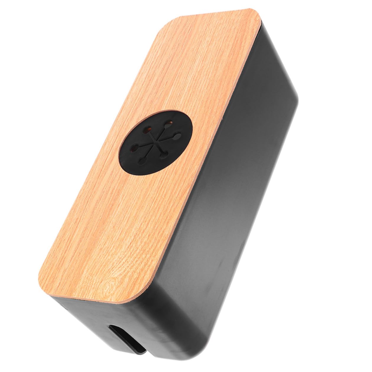FRCOLOR Boîte de Rangement pour Câbles avec Ouvertures de Sortie Organisateur de Prises et Câbles pour Bureau Boîtier de Gestion Démontable