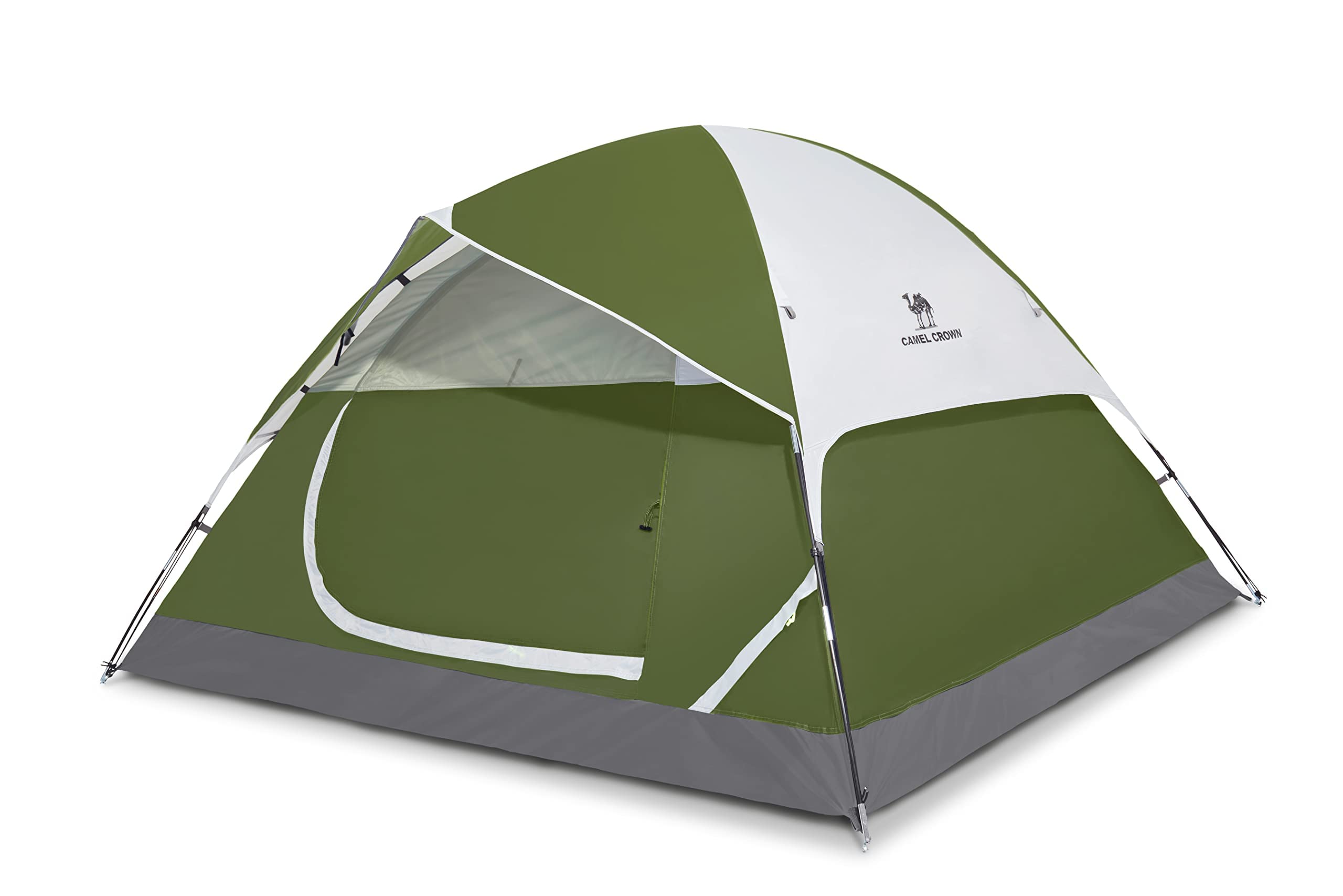 CAMEL CROWN2/3/4/5 Person Camping Dome Tent, Waterproof, Spacious, Lightweight, Portable Backpack Tent for Outdoor Camping/Hiking