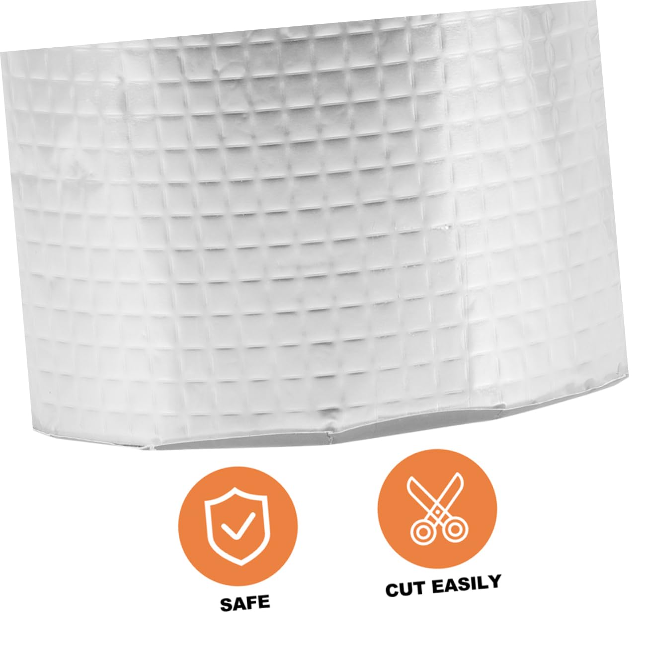 Ciieeo 1Roll Aluminum Foil Caulk Repair Tape Self Adhesive Sealing Tape for Gaps for Windshield Panel Repair Convenient DIY