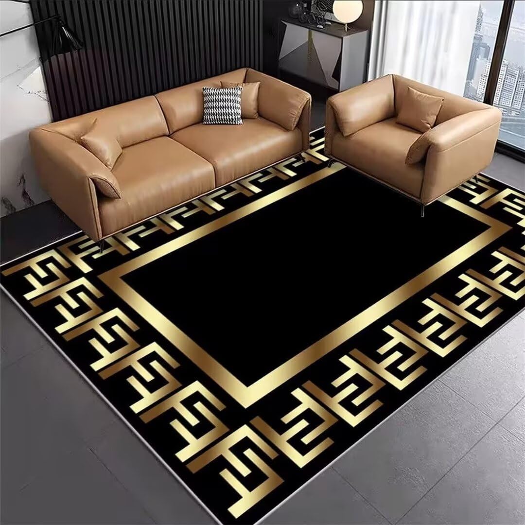 Coussin de sol enfant et tapis long couloir noir pour protéger les meubles