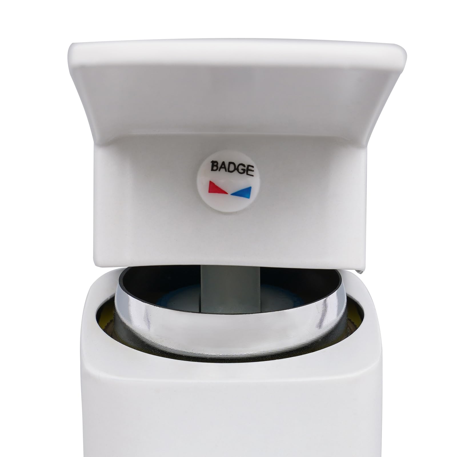 Cyfrowy kran ze wskaźnikiem temperatury LED, jednouchwytowy mikser do ciepłej i zimnej wody, wkład ceramiczny, perlator powietrza, przyłącze G1/2", do kuchni, łazienki, umywalki – biały