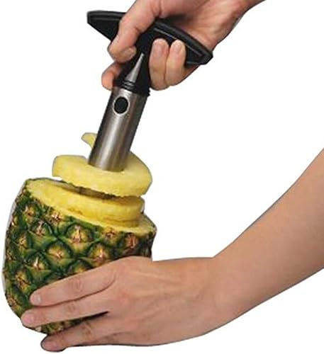 Miniatura 8 de misppro Corer, Silver Stainless Steel Easy De-Corer Cutter Slicer Wedger Dicer Fruit Tool and Stem Remover Tools