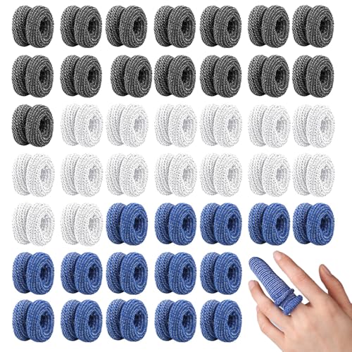 Glamifyr 45 Stk Fingerlinge Verband Fingerkuppenschutz Fingerschutz bei Verletzung Schlauchverband Finger Fingerkuppenverband Fingerverband Finger Bob Arbeit Küche fingerüberzieher bei Verletzungen