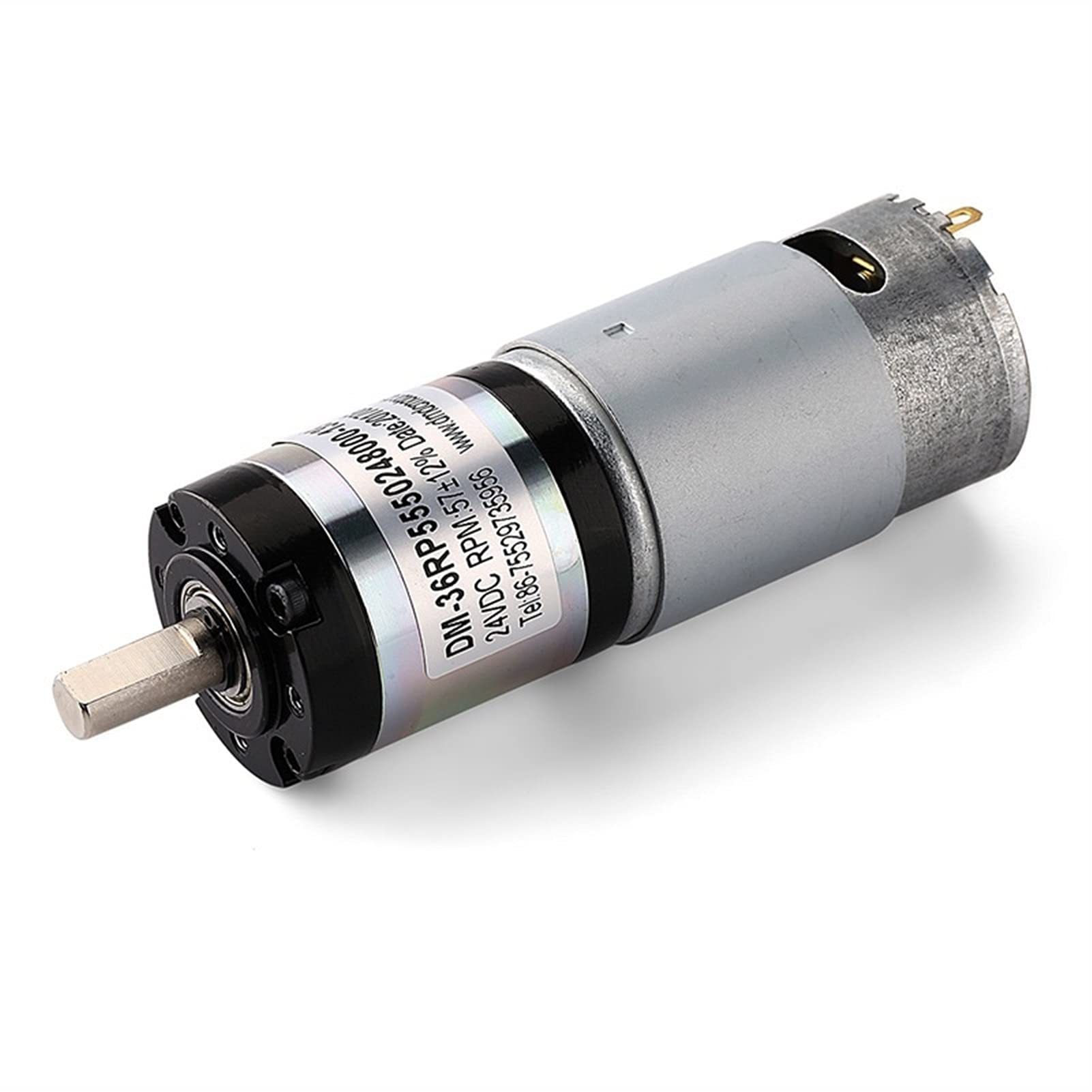 Motor DC Reductor De Velocidad De CC 36mm Reductor Alligary Reducer Motor 12V Motor De Reducción De Tubo Grande