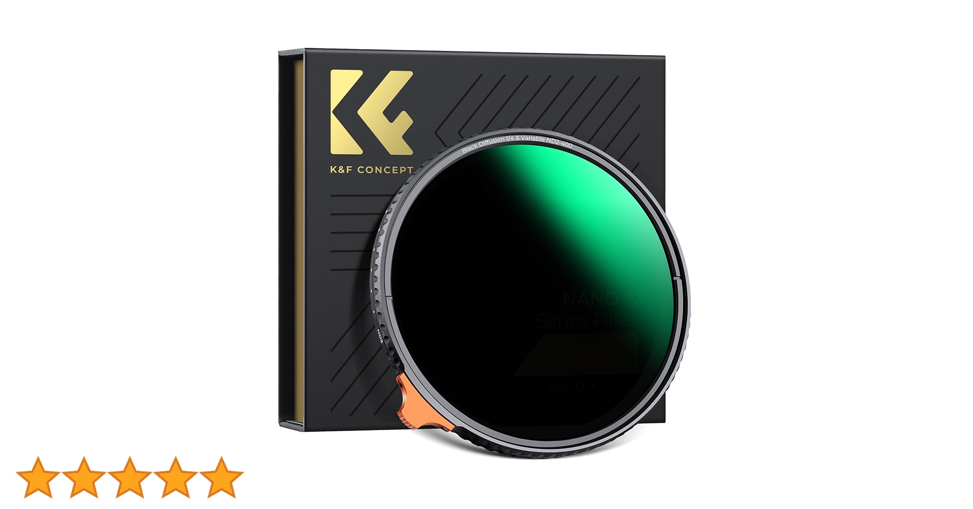 Amazon | K&F CONCEPT 67mm ND2-ND400&ブラックミスト1/4 レンズ