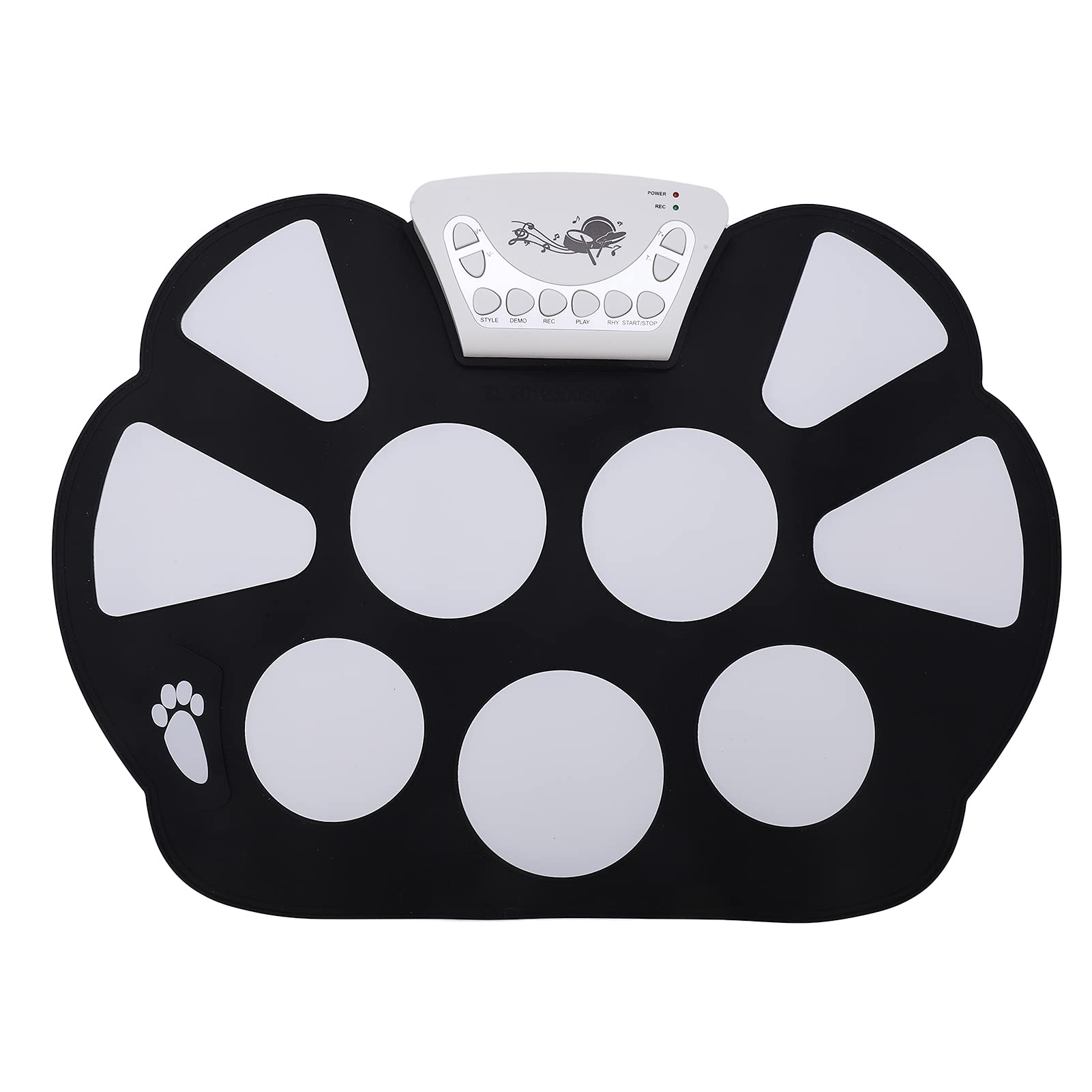 Batería Electrónica, Batería Enrollable Plegable Pure Sound Portable Real Sense 9 Almohadillas Para Jugadores