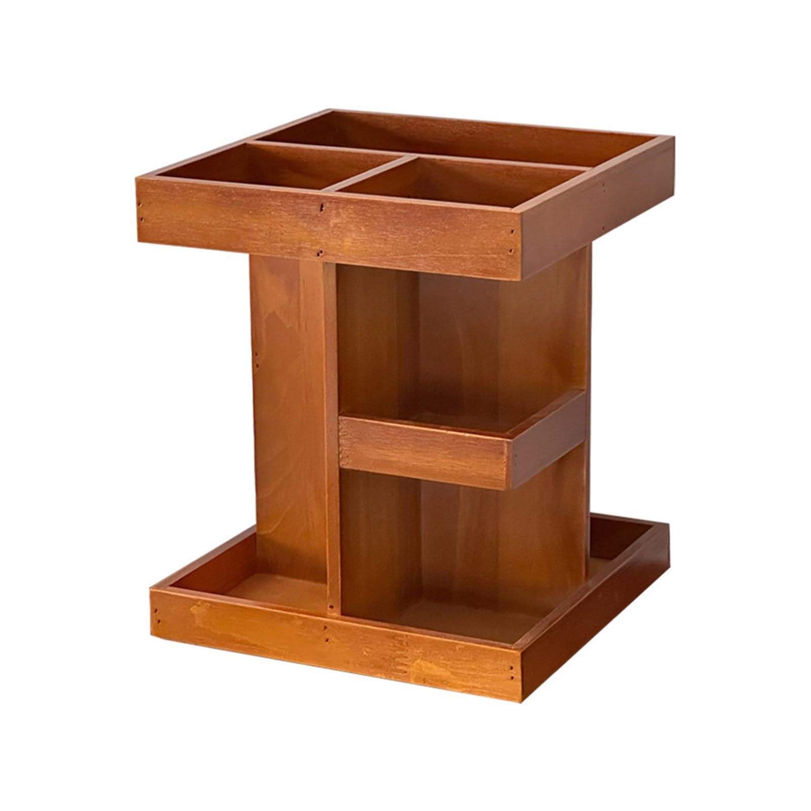 Bottone Large Capacity Sturdy Wood Cosmetic Organizers Desktop Storage Solution Portable for Beauty Products and Accessories Desktop Storage Solution