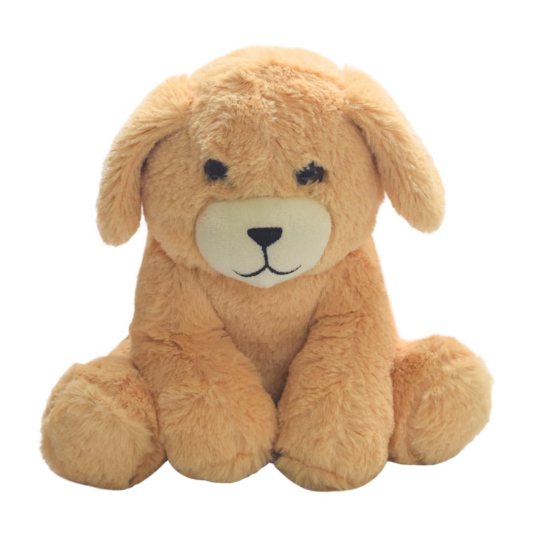 ERRECOM Ultra Stuffed Spongy Huggable Cute Sitting Dog Soft Toy For Kids Birthday Gift Home Decor Car Decor For Travelling (Brown) 7" (B0D8WCR4L7) Amazon Price History, Amazon Price Tracker