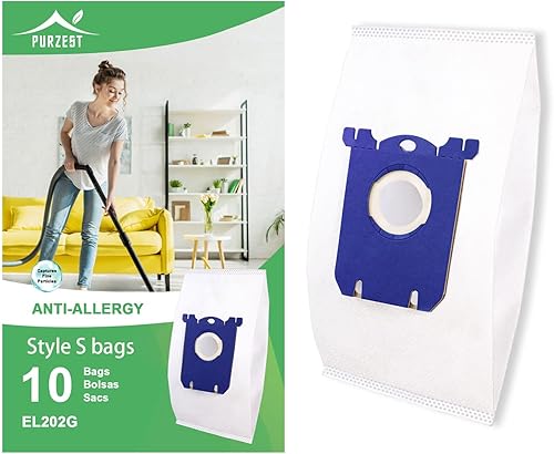 10 bolsas de vacío Electrolux, bolsas de vacío clásicas tipo S compatibles con Electrolux EL200F EL8500 EL202G, aspiradora Eureka OX BB, oxígeno,