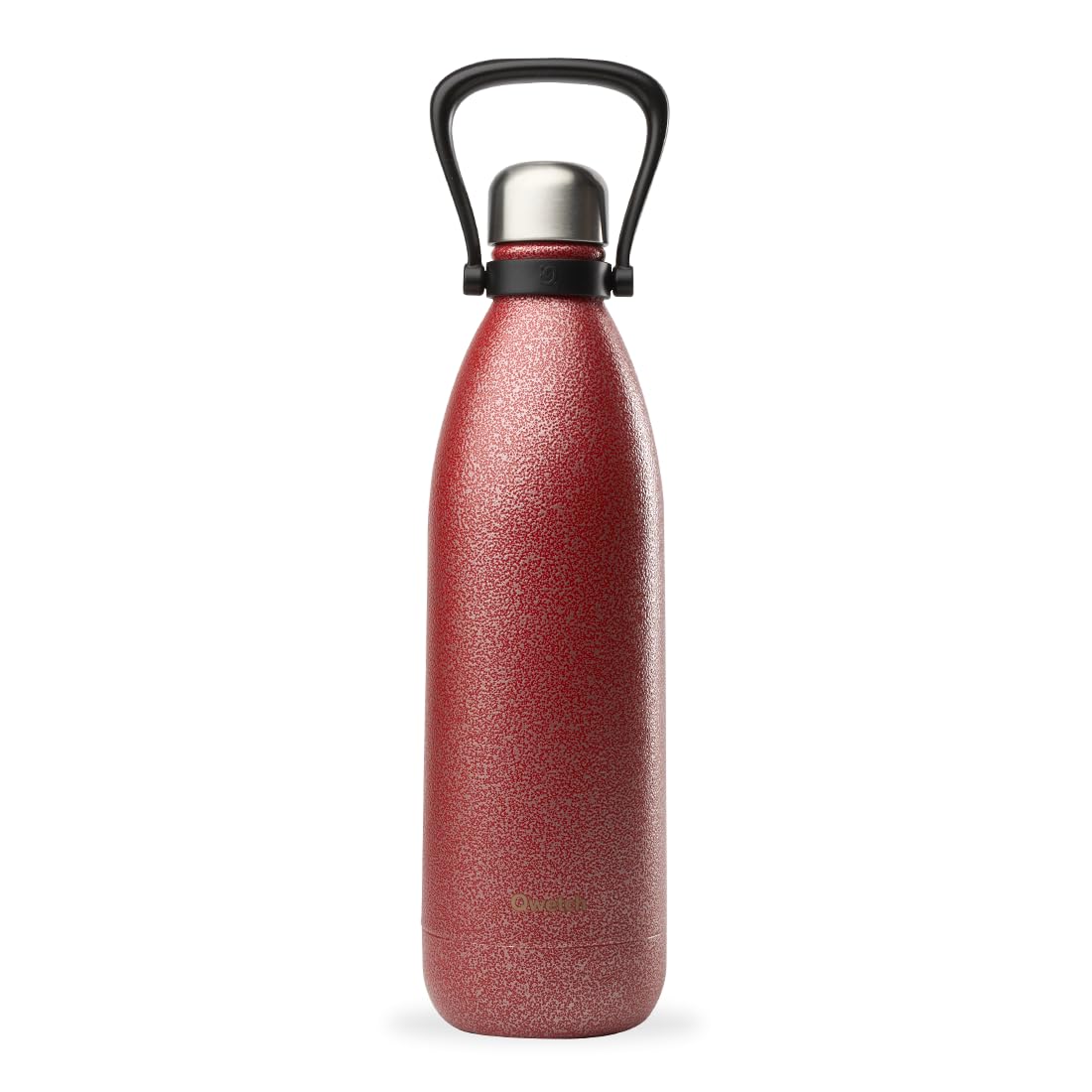Qwetch - Bottiglia termica in acciaio inox 1L Modele ROC Safety Red