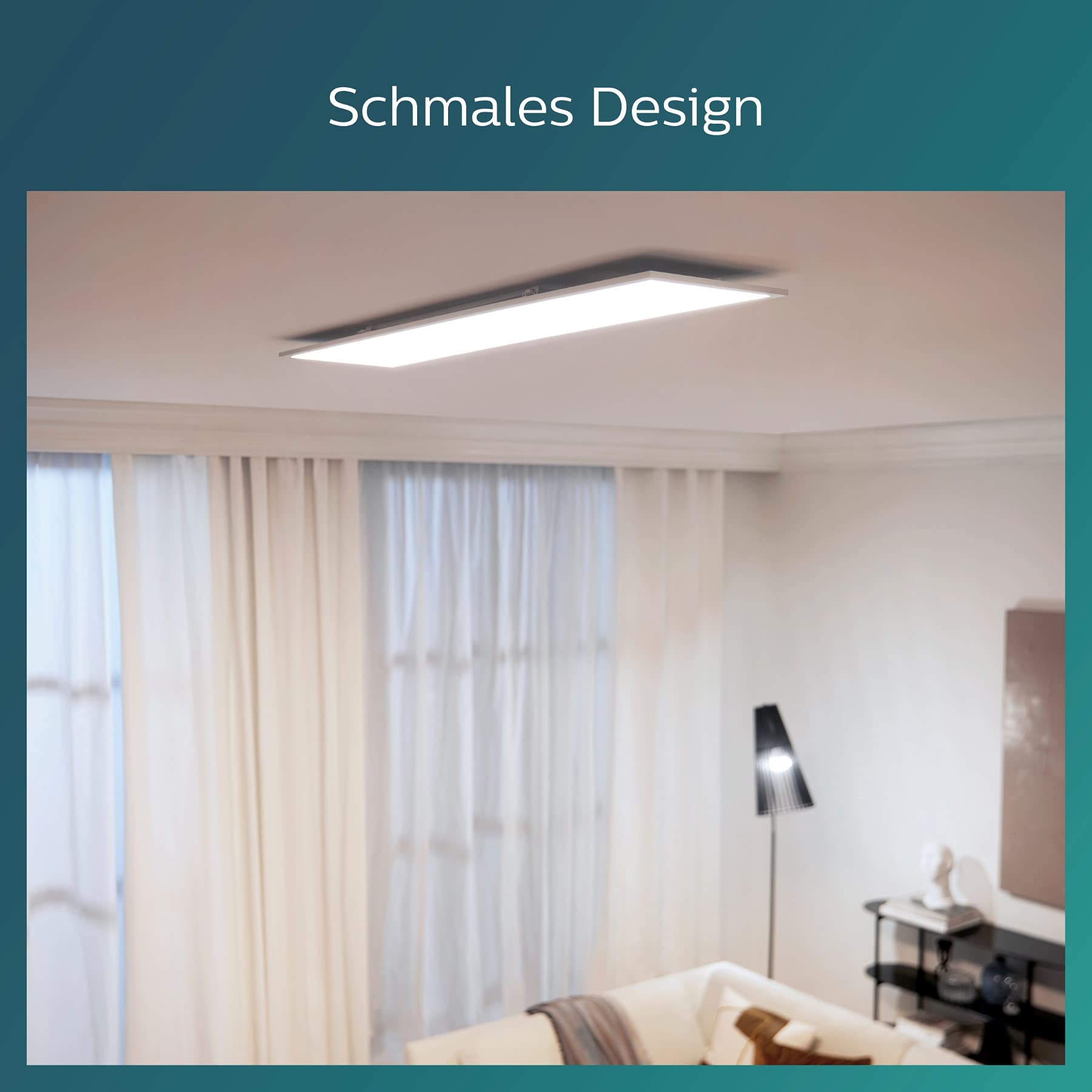 Philips Touch Deckenleuchte SceneSwitch, rechteckig, 36W, 4000K ,Weiß