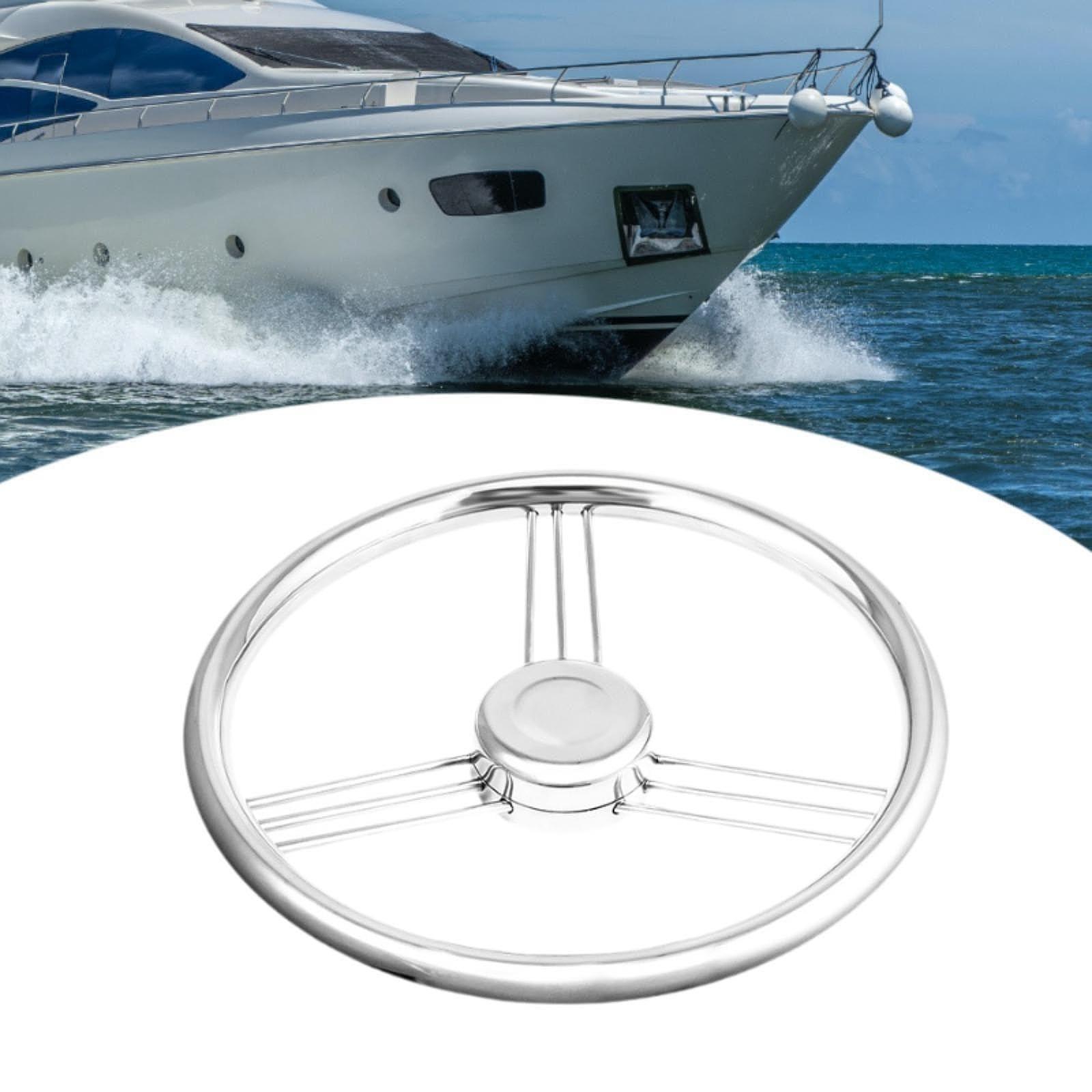 Amazon | Shiwaki ボートステアリングホイール高性能 13 1/2 インチ