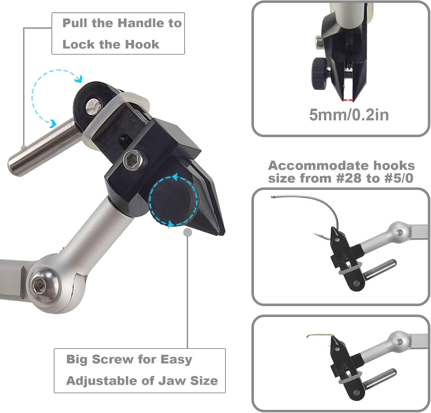 Aventik MicroGrip II Generation Rotary Fly Tying Vise – Complete Vise, Tools & Materials for Professional-Quality Flies (MicroGrip Pro Kit)